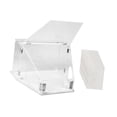 thumbnail image 3 of Xuanheng Acrylic Grinding Dust Box Dustproof Box for Engraving Sanding Polishing Work, 3 of 8