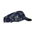 thumbnail image 2 of Xecao Hand Drawn Rockets for Adult Sun Cap offers versatile sun protection with adjustable Velcro for a secure fit., 2 of 8