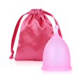 thumbnail image 1 of Copa Menstrual Copa Menstrual De Silicona En Lugar De Servilleta Sanitaria Copa Tía A Prueba De Fugas Copa Luna Para Mujer Silicona Nadable - Rosa (grande), 1 of 5
