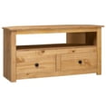 thumbnail image 2 of vidaXL Corner TV Stand TV Console Storage Cabinet Solid Pine Panama Range, 2 of 3