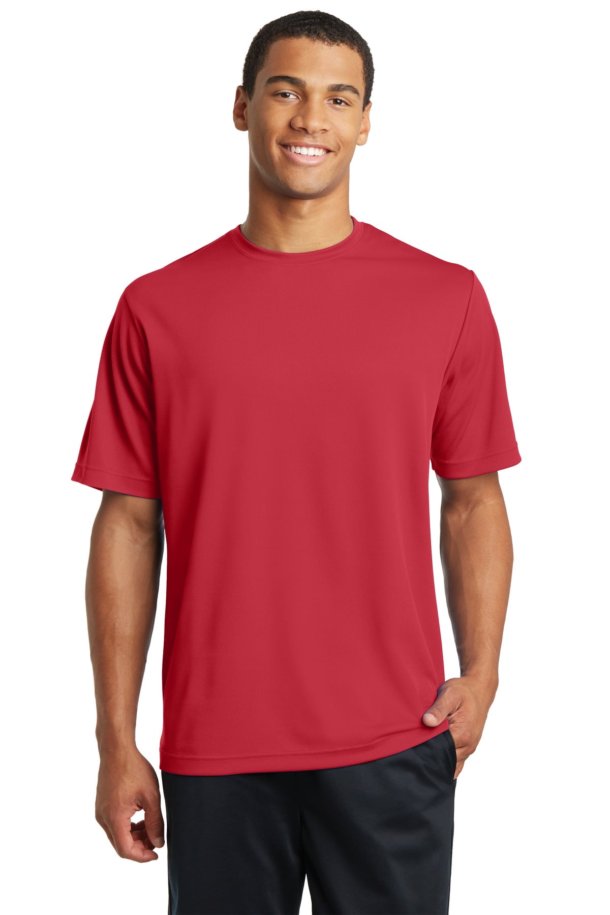 Sport-Tek \u0026#174; Posicharge \u0026#174; Racermesh \u0026#174; Tee. St340 M True Red -  Walmart.ca