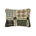 thumbnail image 2 of Donna Sharp Pine Patch 3PC Queen Rustic Pieced Cotton Quilt Set, 2 of 10