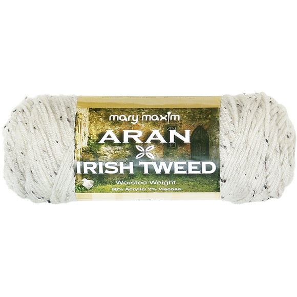 Mary Maxim Aran Tweed Irlandais-Aran