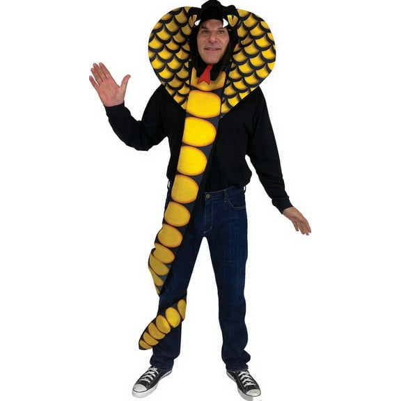 Rasta Imposta Cobra Men's Halloween Fancy-Dress Costume, One Size