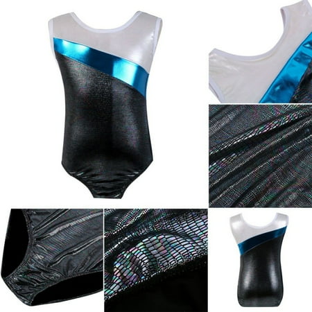 Kids Baby Girl GYM Gymnastics Leotards Sleeveless Ballet Dance Bodysuits