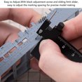 thumbnail image 4 of DIY Equidistant Parallel Scriber, Handmades Simulation Model Craft Mini Accessories Tool, Adjustable Isometric Scribing Ruler Model Carving Line Tool Easy Adjustment, 4 of 7