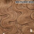 thumbnail image 4 of Benehair Clip In 100% Real Remy Human Hair Extensions Double Weft Thick Full Head 18" 20" Body Wave Wavy Curly Brown Hair, 4 of 10