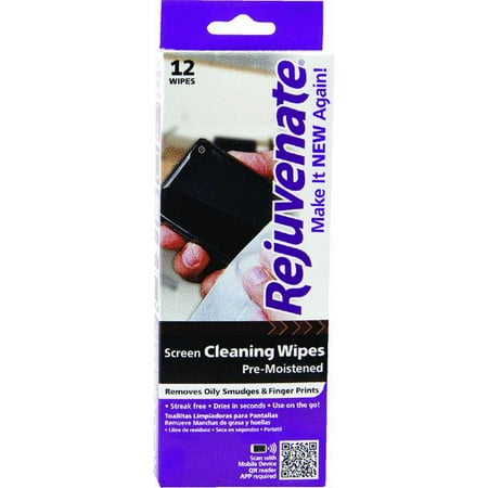 Rejuvenate Electronic Screen Cleaner Wipes - Walmart.com