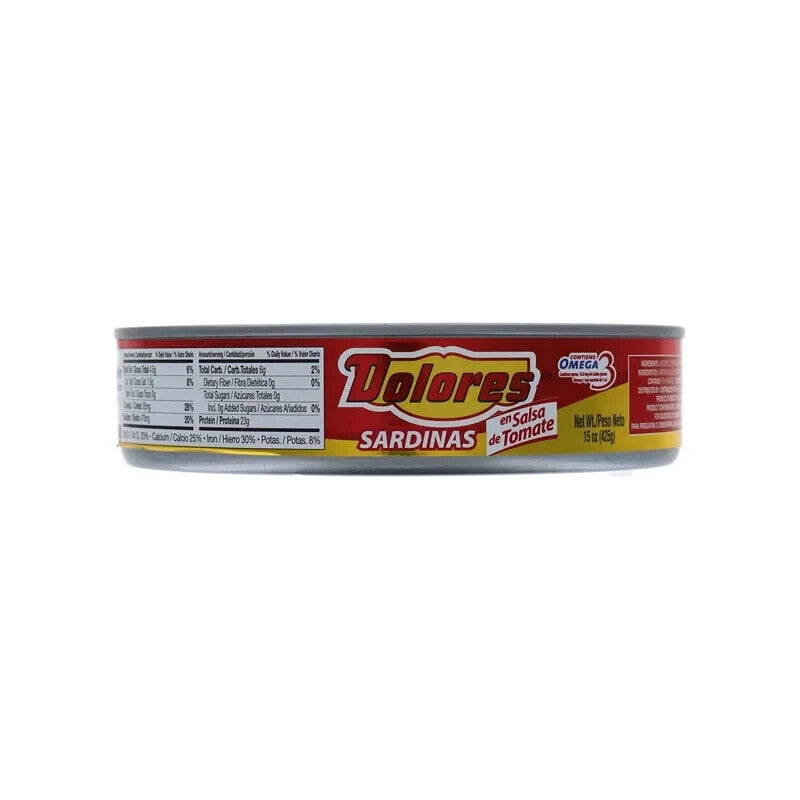 (24 Pack) Dolores Sardines In Tomato Sauce 15 Oz
