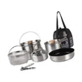thumbnail image 3 of Poignée de Casserole Durable Ensemble de Cuisine de Camping pour Barbecue à Domicile, 3 of 10