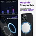 thumbnail image 4 of Magnetic Case Compatible for iPhone 14 Pro Max Case [Compatible with MagSafe] [+Screen Protector] Liquid Silicone Gel Rubber Full Body Protective Cover Case 6.7 Inch-Black, 4 of 7