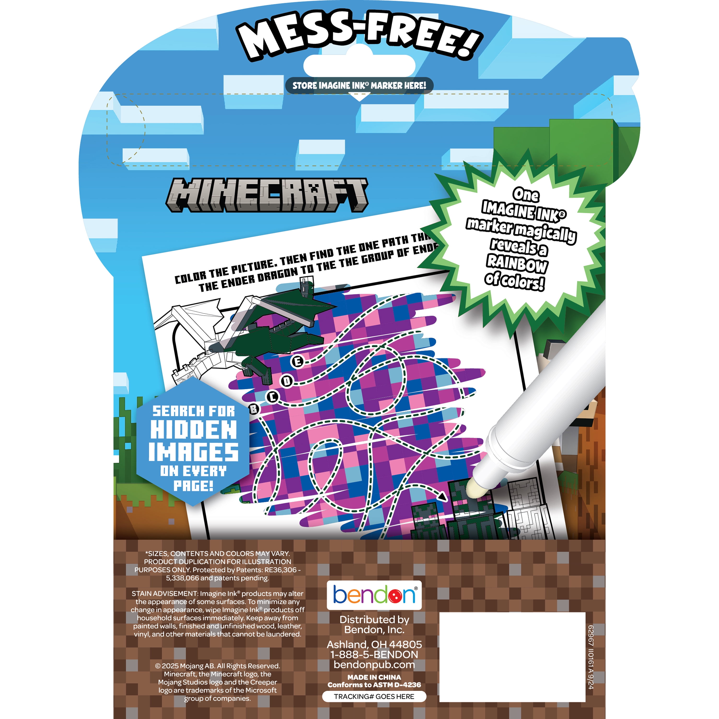 MINECRAFT IMAGINE INK MAGIC INK