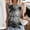 Gray, variant on Zynviq Women's Tank Tops Sleeveless Tropical Hawaiian Printed Comfy V Neck Tank Tops Ladies Spring Tees L