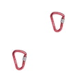 thumbnail image 3 of Wweixi 1/2/3 Mousqueton Résistant à l'Usure Technologie Avancée Grand Application Coloré Résistance aux Impacts Renforcée Pinces à Carabiner pour Extérieur Rouge 2 Pcs, 3 of 6