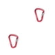 thumbnail image 1 of Greeniant Mosquetón Resistente al desgaste Operación simple Amplia aplicación Superficie lisa Alta resistencia Fácil de transportar Clips de Rojo 2piezas, 1 of 6