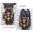 thumbnail image 6 of FORMRS 16" Laptop Bag Carrying Sleeve Case with Handle Travel Shoulder Briefcase, Black Mushroom Pattern, 6 of 8