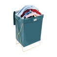 thumbnail image 3 of X-Frame Laundry Basket, Dirty Clothes Basket W/Lid, Foldable Laundry Hamper, 3 of 16