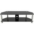 thumbnail image 3 of AVF Steel TV Stand with Cable Management for up to 65" TVs in Black/Chrome, 3 of 3