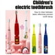 thumbnail image 4 of Cepillo de dientes eléctrico sónico para niños, automático, resistente al agua, IPX7, cepillo de limpieza de dibujos animados para niños con 12 cabezales de repuesto, 4 of 5