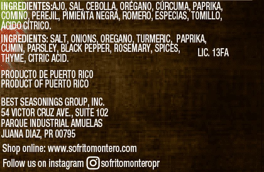 Montero , Lite & Healthy  Super Herbs Seasoning Mix, 16 oz.