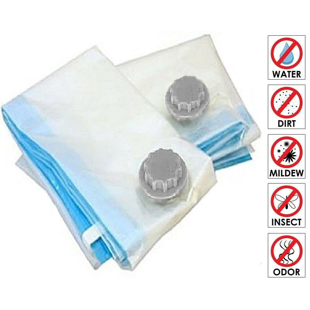 10 PACK X6 SUPER JUMBO XL BIGGEST Vacuum Space Saver Storage Bag + X4