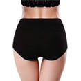 thumbnail image 2 of YAZI Womens Underwear,Cotton High Waist Underwear for Women Full Coverage Soft Comfortable Briefs Panty Multipack, 2 of 14