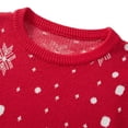 thumbnail image 4 of Suéter navideño a juego para toda la familia, nuevo jersey holgado de manga larga con cuello redondo y estampado de renos para otoño e invierno 2024, 4 of 4