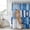 Blue Beige, variant on Funny Panda Shower Curtain, Waterproof Shower Curtains for Bathroom, Cute Art Modern Lovely Animals on Showering Blue Washable Fabric Bathtub Curtain Set Bath Decor with 12 Hooks 72"x78"