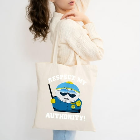 vintage Short Sleeves Cartman Respect My Authority Funny South Park Gift Tote Bag for Men and Women  up to -TH25247