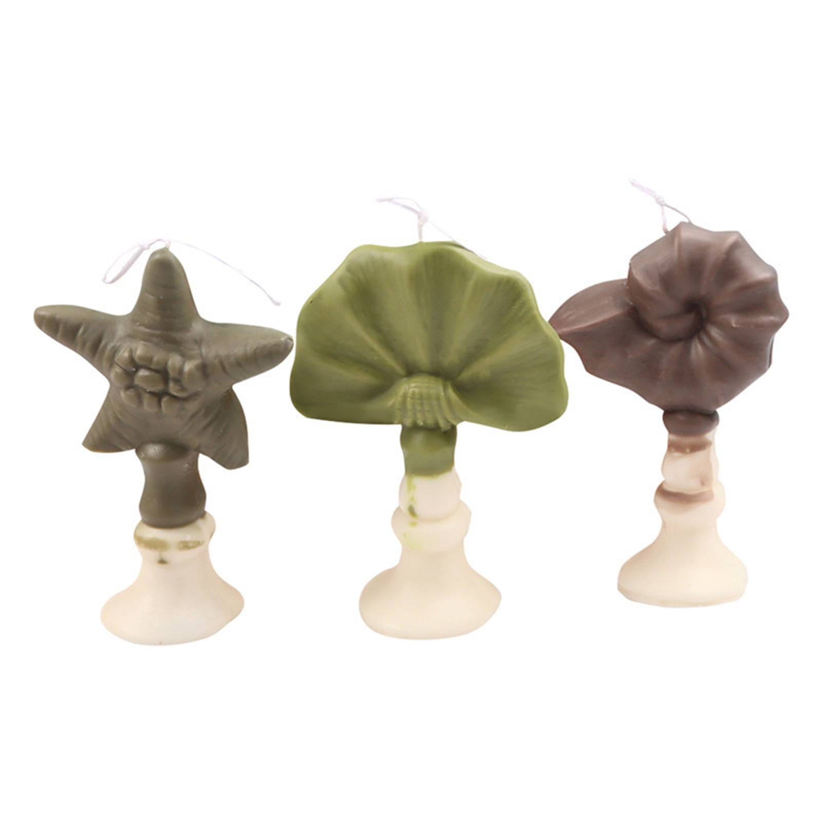 WINDLAND Marine Theme Candle Silicone Mold Conch Starfish Scallop Candle Mould for Decor