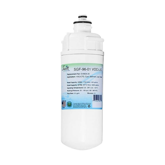 Swift Green Filters SGF-96-01 VOC-L-S Replacement Water Filter for Everpure EV9634-26 - 1 Pack