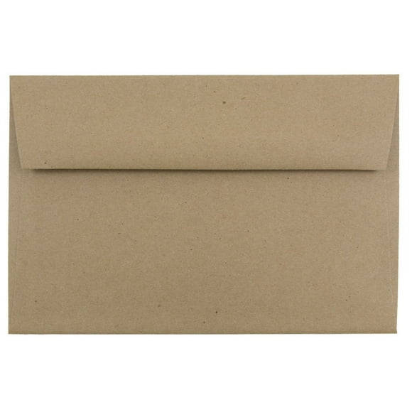 PAPER JAM A9 Premium Invitation Enveloppes - 146 x 222,3 mm (5 3/4 "x 8 3/4") - Kraft Brun PAPER Sac - 50/Pack