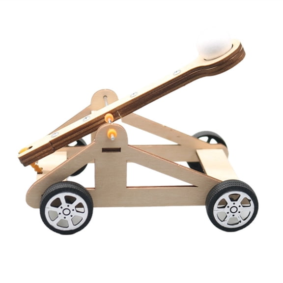 Durable Wooden DIY Trebuchet For School Science Projects Home Use