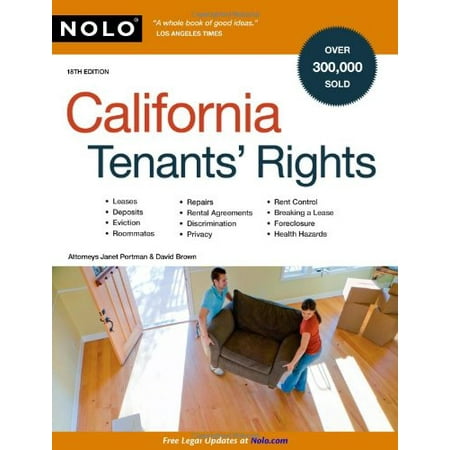 Pre-Owned California Tenants' Rights (Paperback) 1413309364 9781413309362