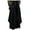 X87/Black, variant on Kilt For Men Retro Dark Wide Leg Fashion Classic Men's Culottes Eighth Skirts Classic Leisure