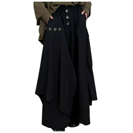

Retro Dark Wide Leg Fashion Men s Culottes Eighth