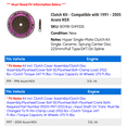 thumbnail image 2 of Clutch Kit - Compatible with 1991 - 2005 Acura NSX 1992 1993 1994 1995 1996 1997 1998 1999 2000 2001 2002 2003 2004, 2 of 2