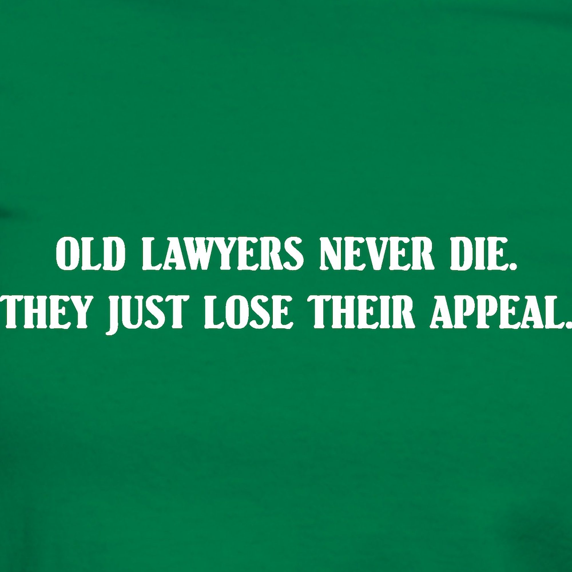 CafePress - Old Lawyers Never Die Black T Shirt - Women's Traditional Fit Dark T-Shirt - image 3 of 4