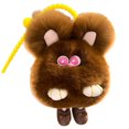 thumbnail image 1 of Soft Cute Bunny Keychain Cute Plush Rabbit Design Soft Comfortable Touch with Hanging Rope Plush Doll Keychain, 1 of 10