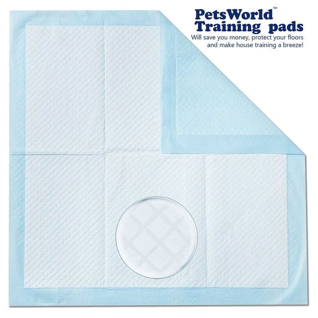 PetsWorld Economy Value Puppy Training & Potty Pads (28x34 inch) 200 Count