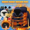 thumbnail image 6 of Womens Heated Jacket Puffer Coat Outdoor Warm Clothing Heated For Riding Skiing Fishing Charging Via Heated Coat, 6 of 8