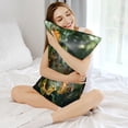 thumbnail image 4 of Pofeuu Intellectual Frog Pond Print Satin Pillowcase for Hair and Skin Pillow Cases, Silk Pillow Cases, Soft Cooling Pillow Covers, 20x30 Inches（Pillow core not included）, 4 of 7