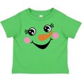 thumbnail image 3 of Inktastic Cute Snowman Girl Face Girls Toddler T-Shirt, 3 of 5