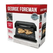 George Foreman 4‑Serving Electric Grill & Panini Press, Easy‑Clean Removable Dishwasher‑Safe Nonstick Plates