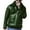 Army Green, variant on Mens Winter Coats Vintage Faux Leather Sherpa Lined Bomber Jacket Casual Warm Turn-Down Collar Thick Fleece Jackets Overcoat