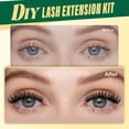thumbnail image 4 of Kit de extensión de pestañas KEYYOULASH DIY, 144 unidades, 8-18 mm, con adhesivo y sello, 4 of 8