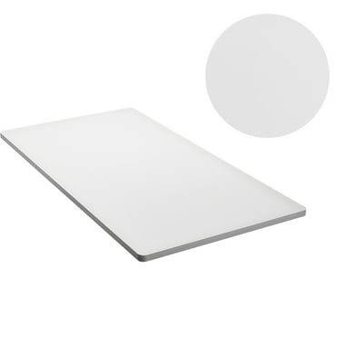 SKYSHALO Table Top Universal Water Resistant and Durable 55 Inch Rectangular, 1 Inch, White