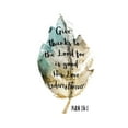 thumbnail image 2 of Kimberly, Allen 15x15 White Modern Wood Framed Museum Art Print Titled - Psalm Leaf 3, 2 of 4