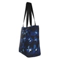 thumbnail image 4 of Ladies Casual One Shoulder Carry Shopping Bag Large Capacity Light 13×11in Used For Shopping Beach Play Travel Shopping Midnightblue Geometric Patterns_2, 4 of 8