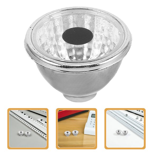 NUOLUX 50Ud Cubiertas Para LED De Plástico Plateado Ideal Para Decorar Patios Y